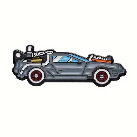 Back to the Future Delorean Time Machine Car Enamel Pin