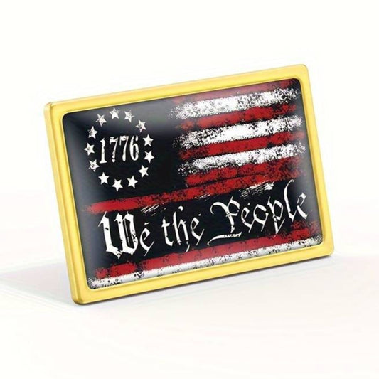 1776 US Flag We the People Enamel Pin